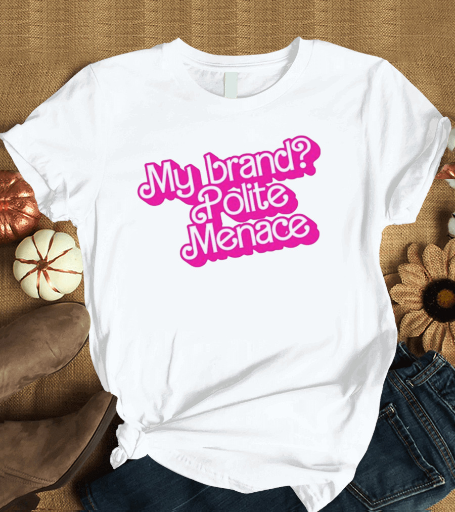 My Brand Polite Menace Barbie New T-Shirt