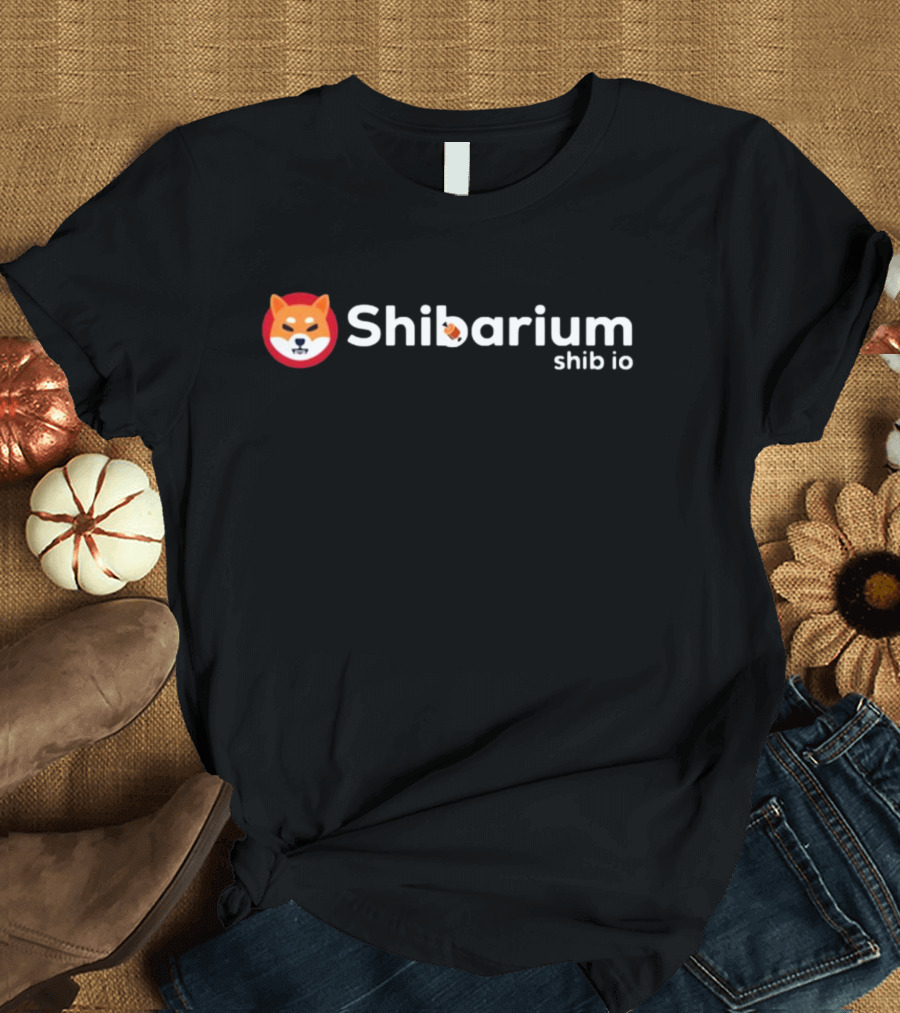 Shibarium shib io Shiba Inu Logo Red Circle T-Shirt