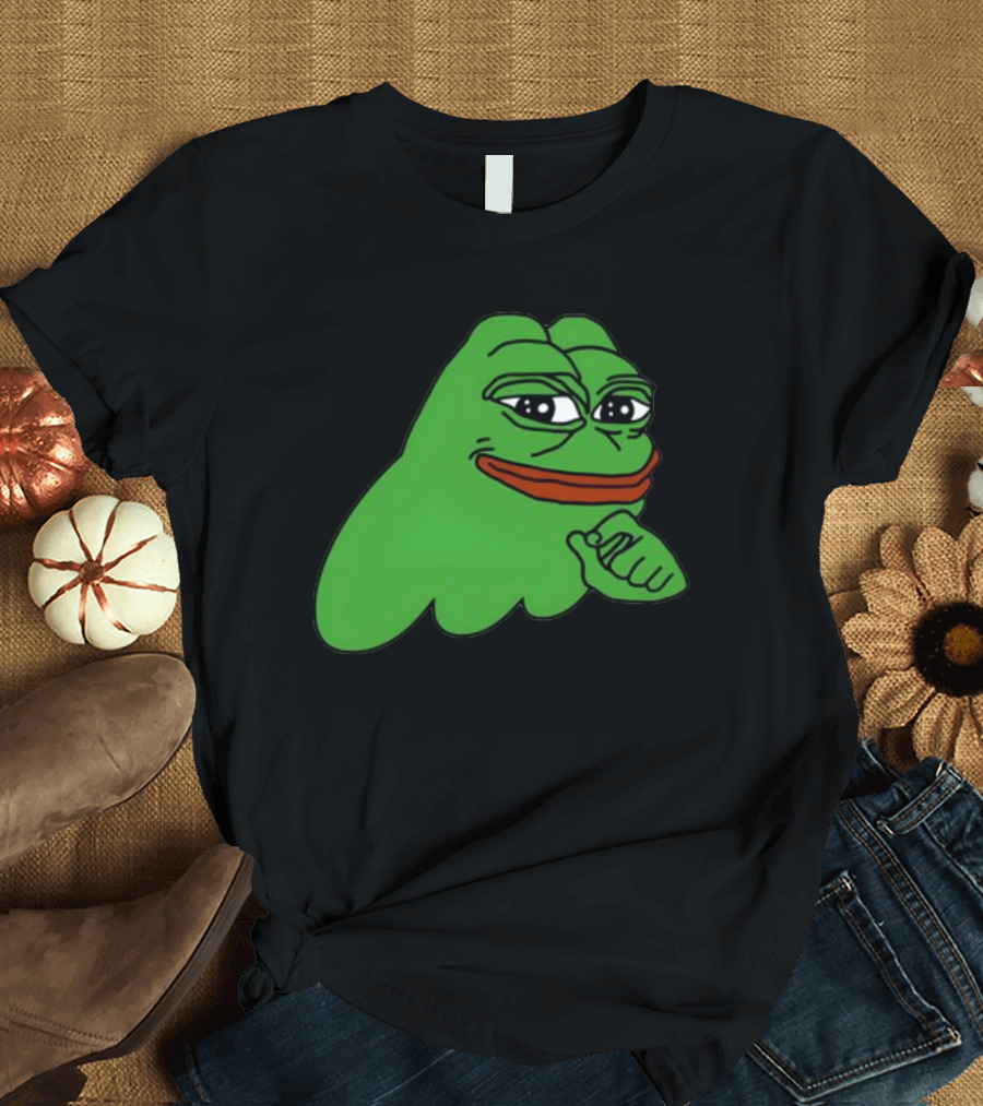Ribbit.Pepe Pepe Frog Meme Iconic Sol T-Shirt