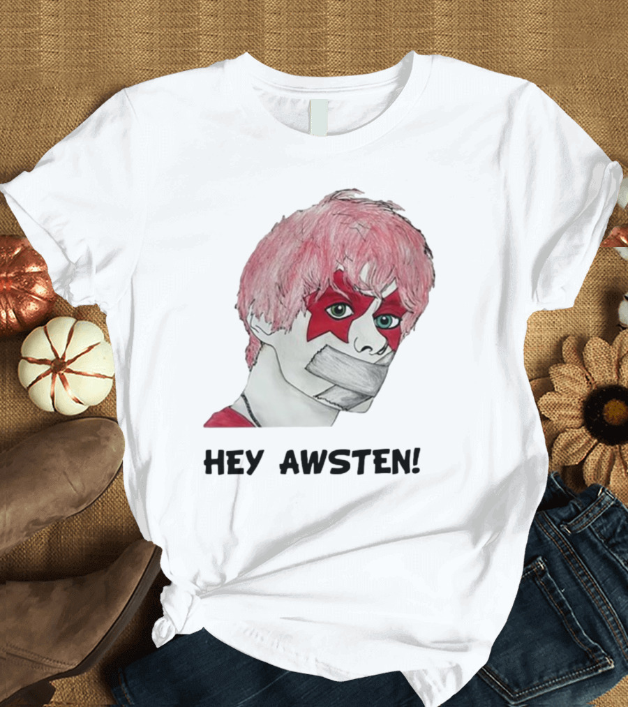 Hey Awsten Are You Gonna Play Sneaking Out Of Heaven Masked Punk T-Shirt