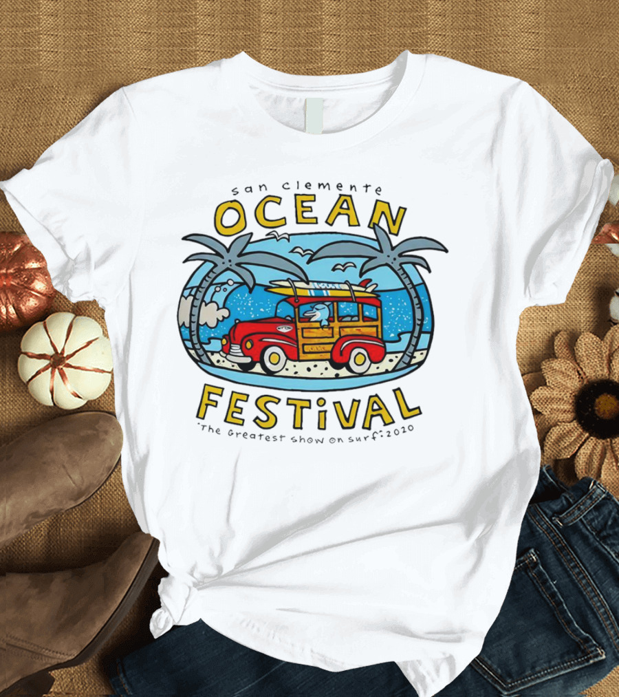 San Clemente Ocean Festival The Greatest Show on Surf 2010 T-Shirt