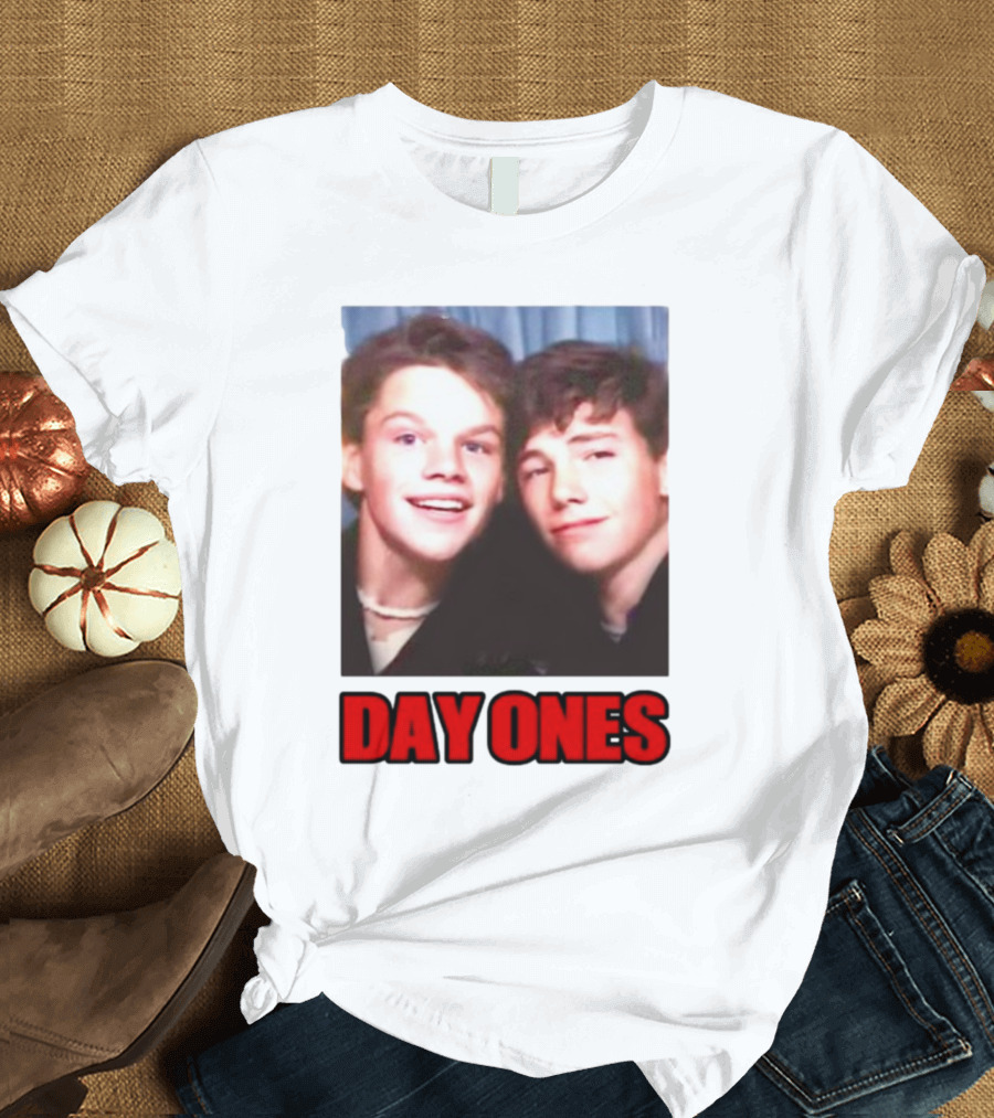 Matt Damon Ben Affleck Day Ones Friends Forever T-Shirt