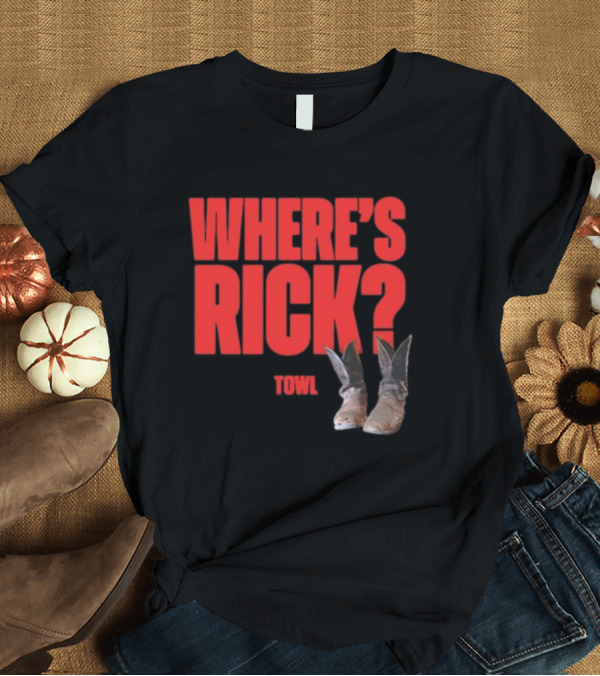 T-Shirt: The Walking Dead Where's Rick Boots Towl T-Shirt The Walking Dead Where's Rick Boots Towl T-Shirt