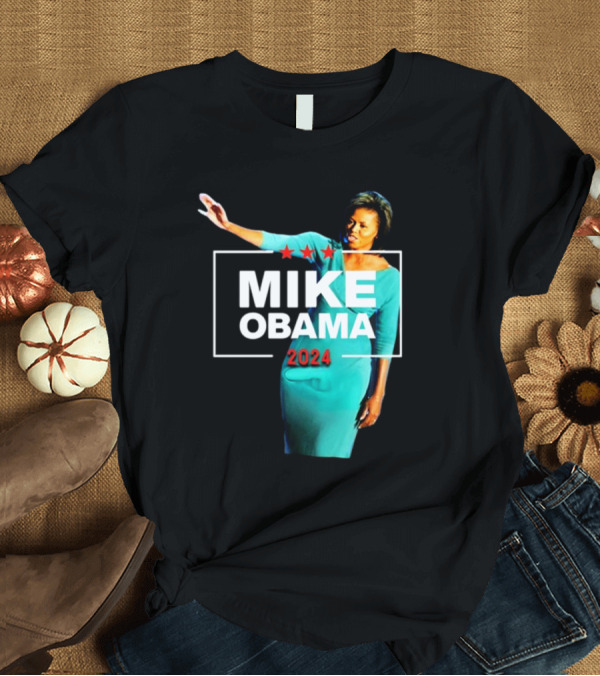T-Shirt: Mike Obama 2024 Wearechange T-Shirt Mike Obama 2024 Wearechange T-Shirt