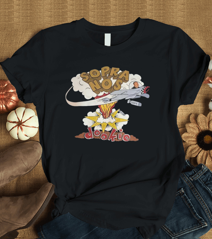 Methsyndicate Sopranos Dookie Parody Rocket Explosion James Gandolfini T-Shirt