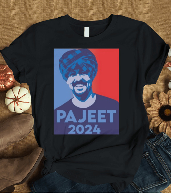 T-Shirt: Pajeet 2024 Blue Red Hope T-Shirt Pajeet 2024 Blue Red Hope T-Shirt