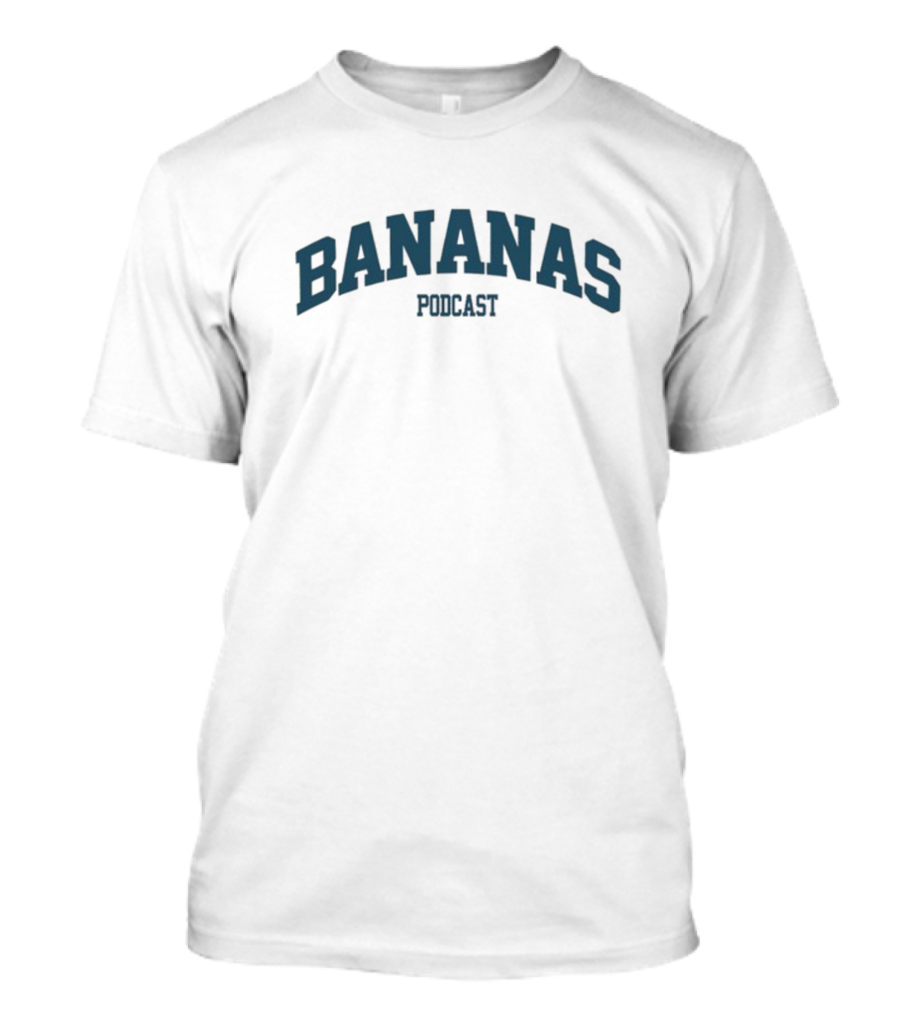 BANANAS PODCAST Classic Logo Arch T-Shirt