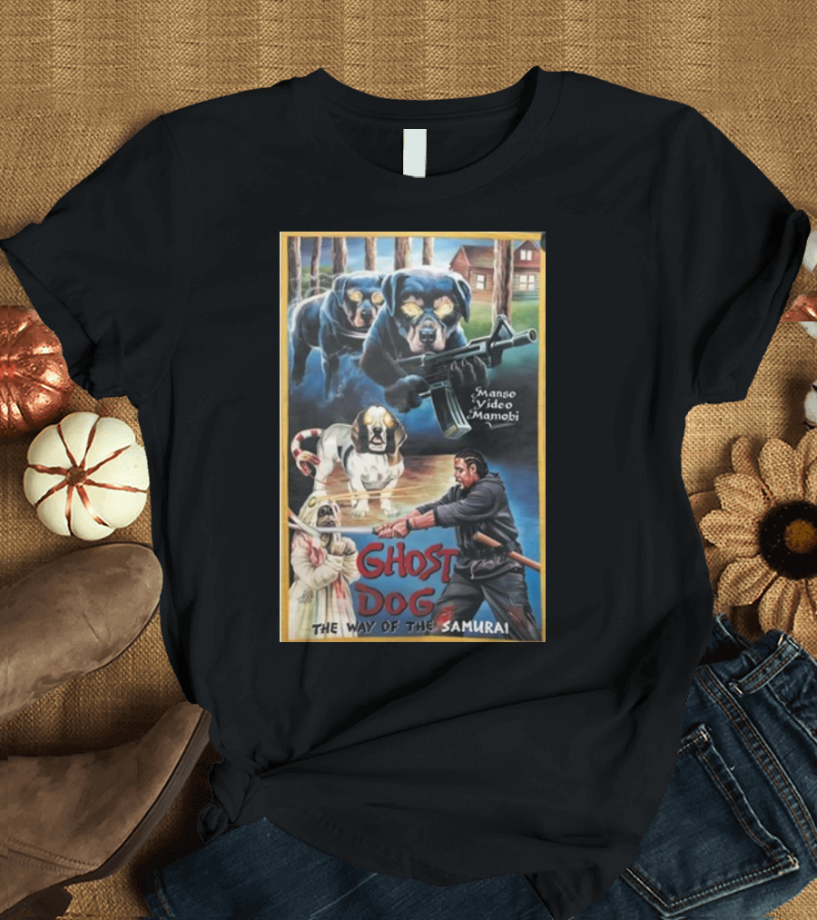 Manso Video Mamobi Ghost Dog The Way Of The Samurai Rottweiler Combat Scene T-Shirt