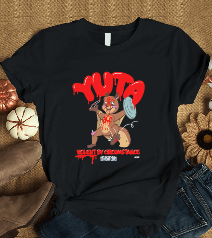 Yuta Violent By Circumstance BCC Combat Club Cartoon T-Shirt