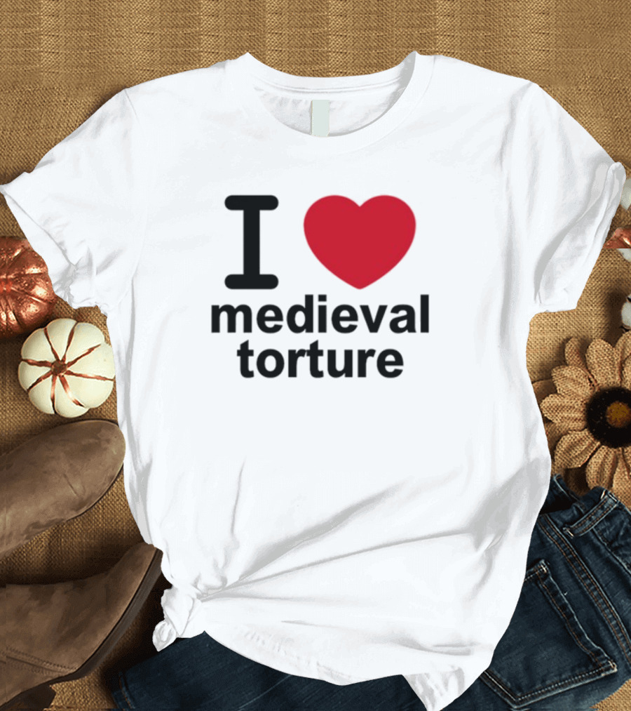 Wii Goth I Love Medieval Torture T-Shirt