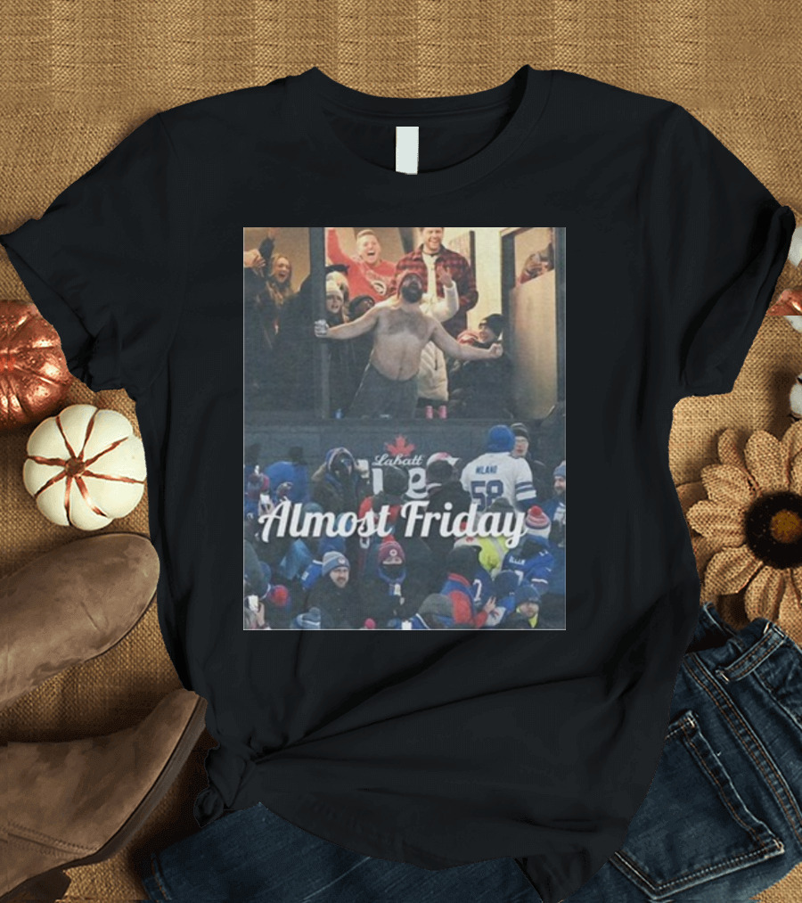 Almost Friday Kelce Labatt Beer Football T-Shirt