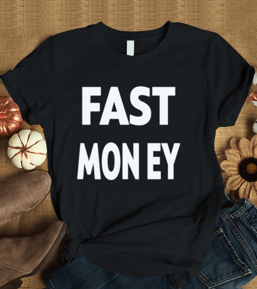 Jason Kelce Fast Money Black T-Shirt