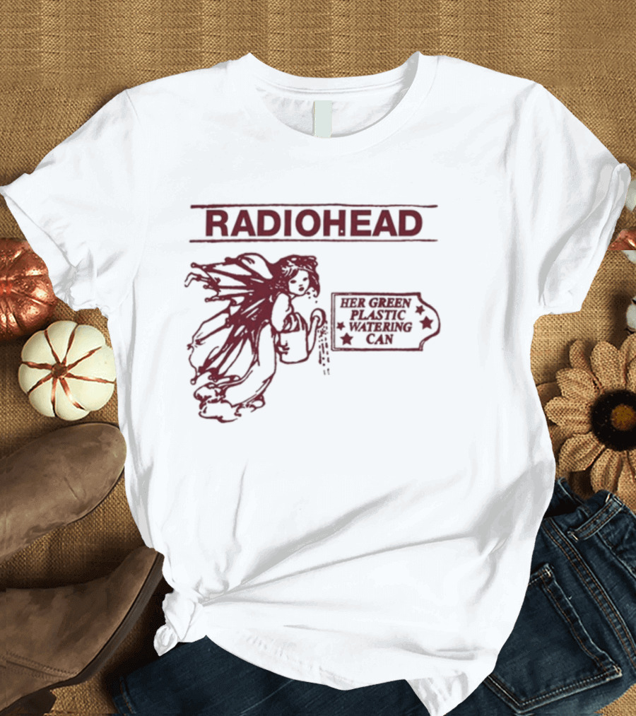 Radiohead Her Green Plastic Watering Can T-Shirt