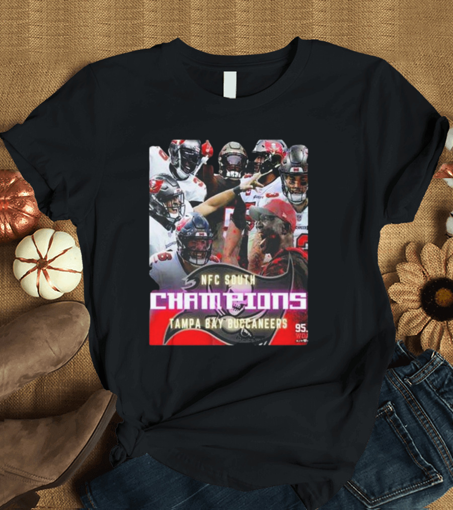 NFC South Champions Tampa Bay Buccaneers 2023-2024 T-Shirt