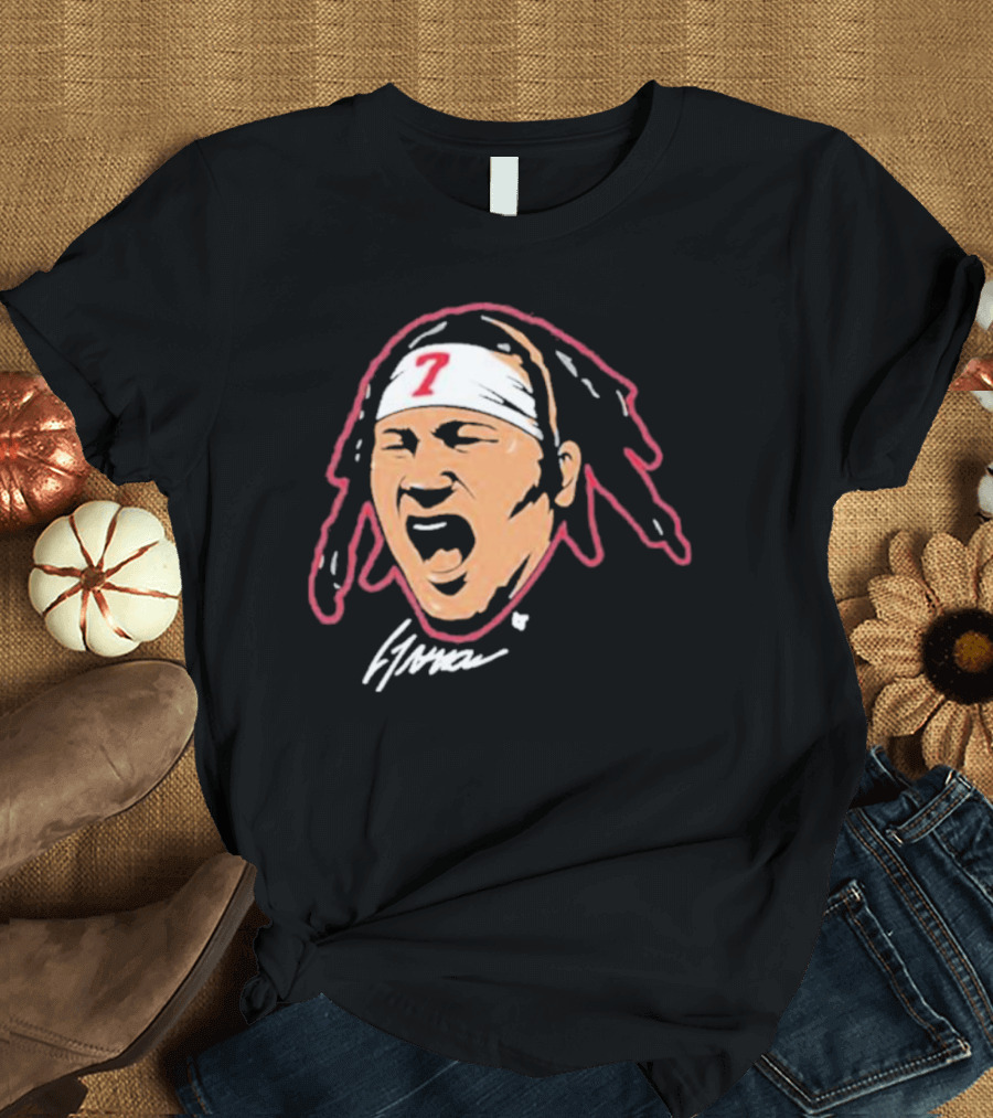C J Stroud Swag Head 7 Signature T-Shirt
