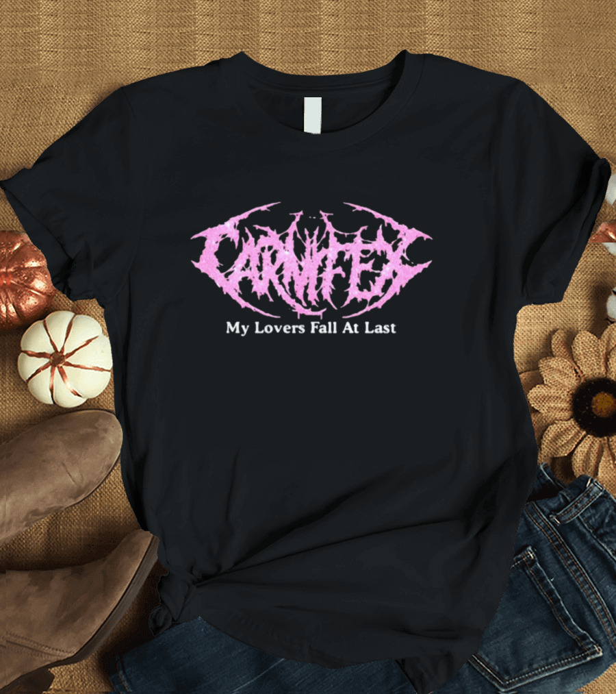 Carnifex My Lovers Fall At Last Pink T-Shirt