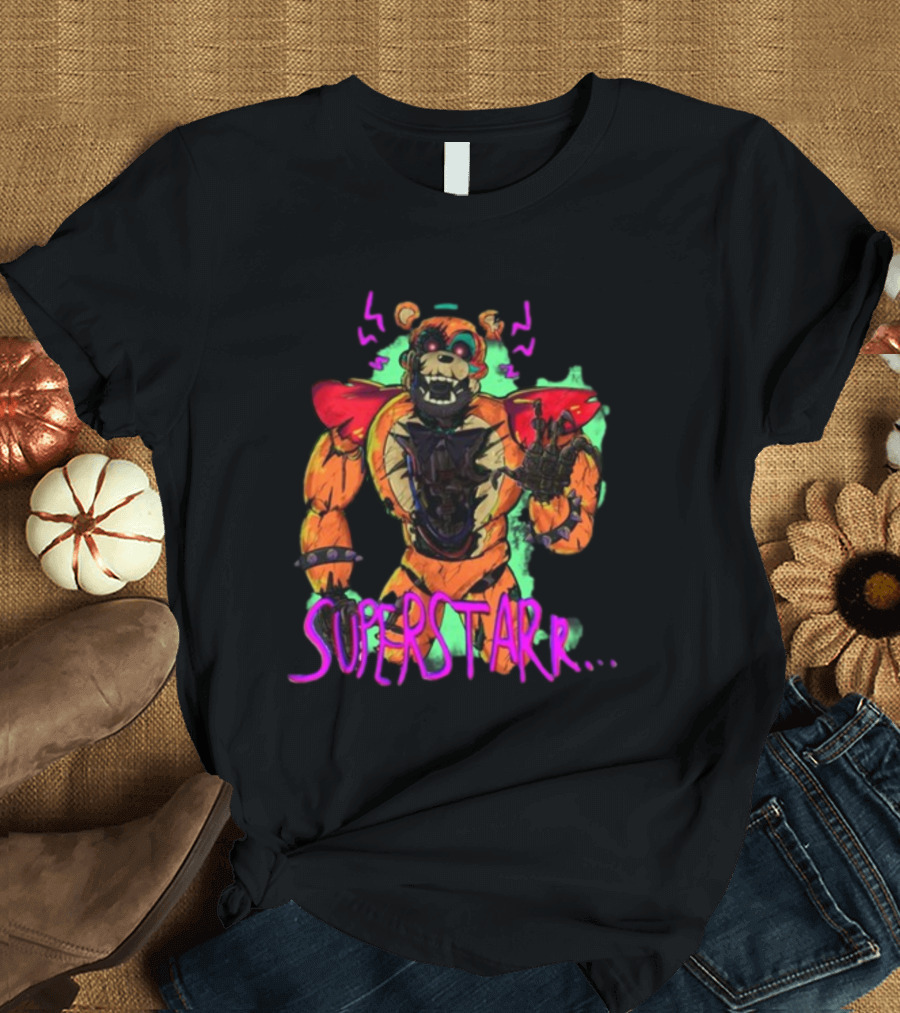 Superstar Himbo In Limbo Shattered Glamrock Freddy T-Shirt