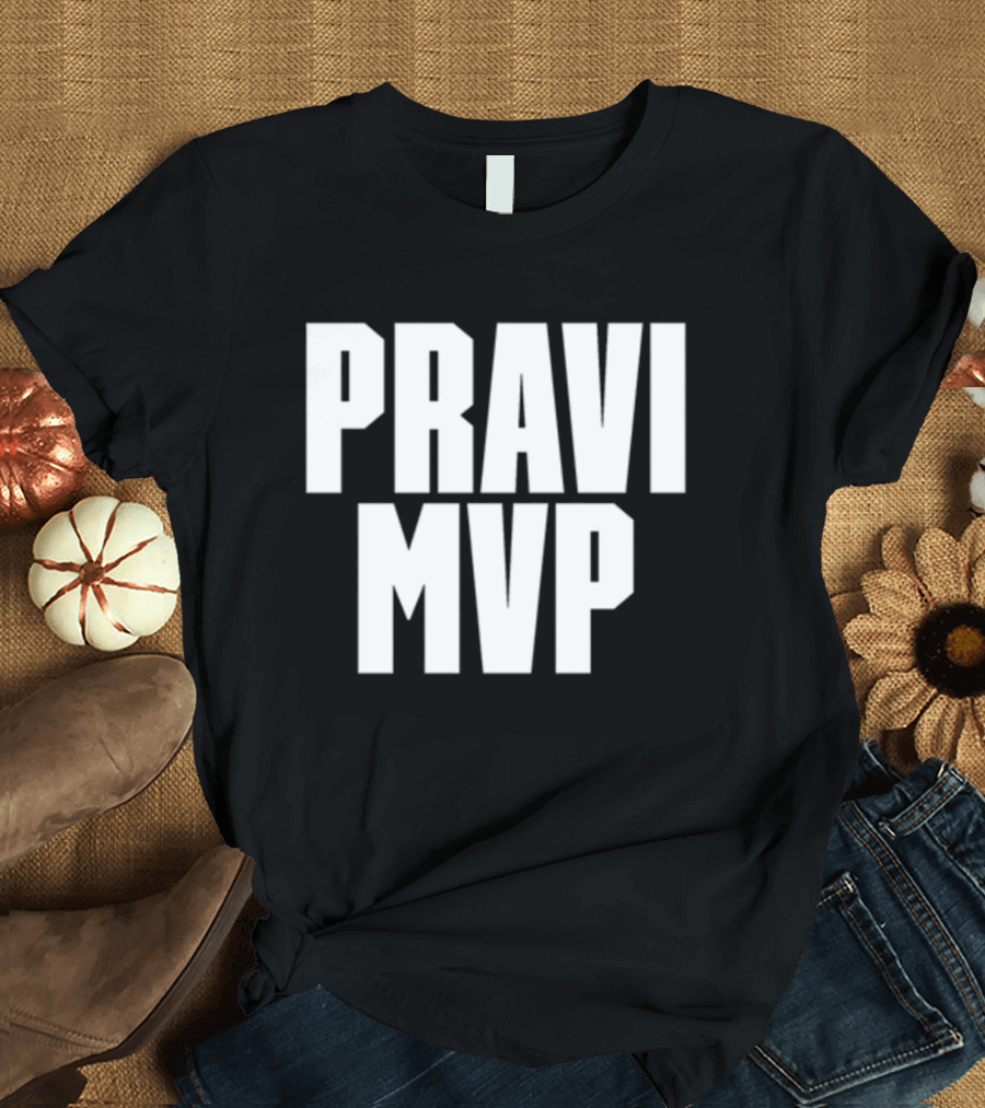 PRAVI MVP Bold Sports Enthusiast T-Shirt