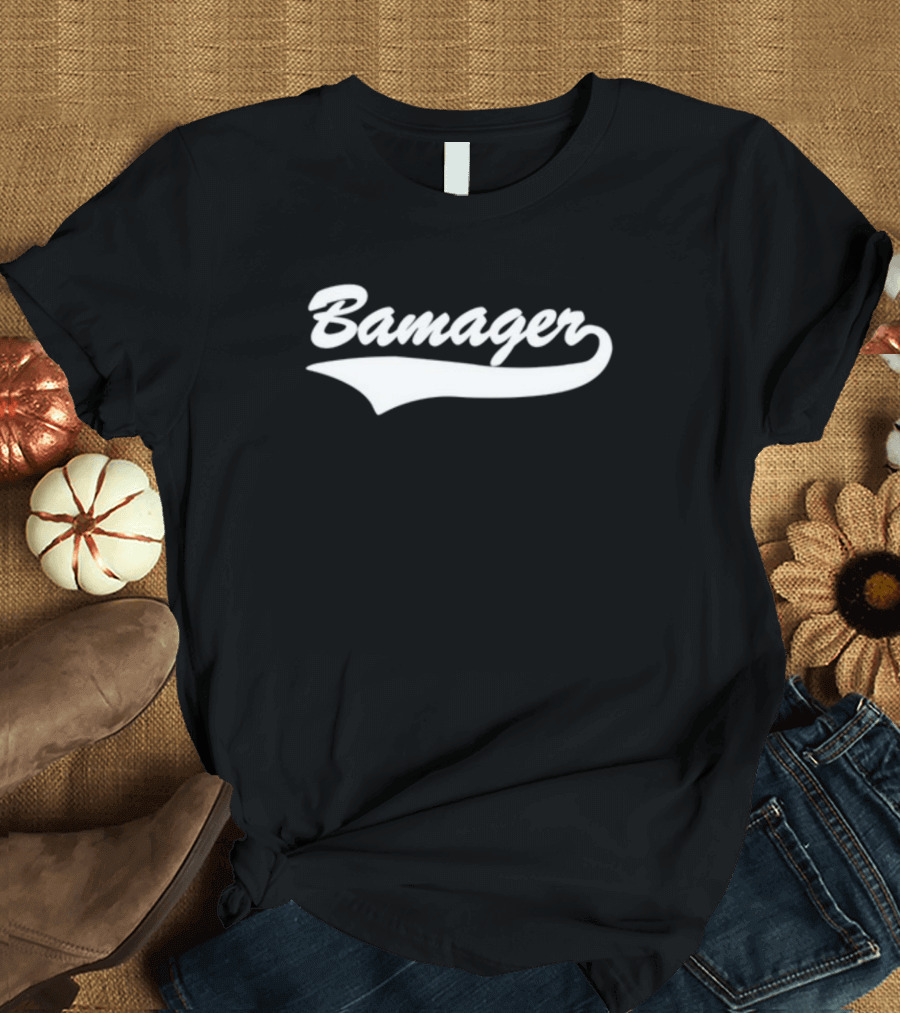 Bamager Baseball Script T-Shirt