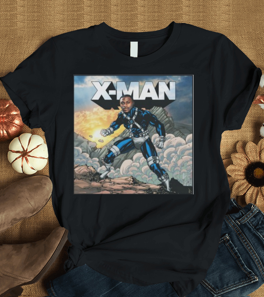 X-Man Carolina Panthers Xavier Legette Comic T-Shirt
