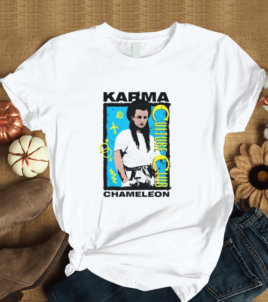 Karma Chameleon Culture Club Boy George 40th Anniversary T-Shirt