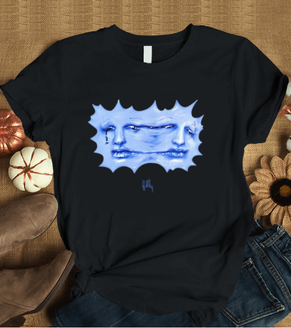 T-Shirt: Felly Sun Liquid Blue Faces T-Shirt Felly Sun Liquid Blue Faces T-Shirt