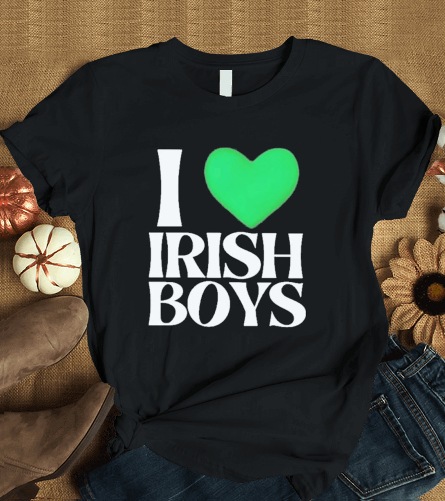 I Heart Irish Boys St. Patrick's Day Love T-Shirt