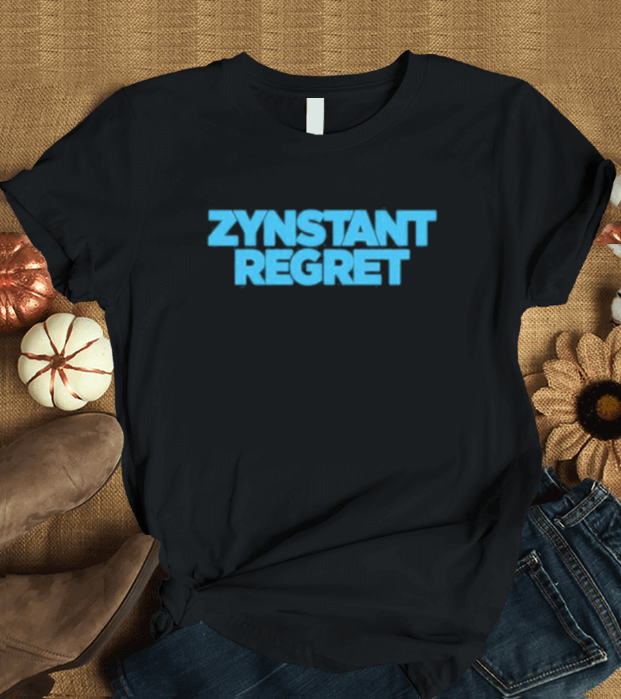 Zynstant Regret Bold Minimalist Humor T-Shirt