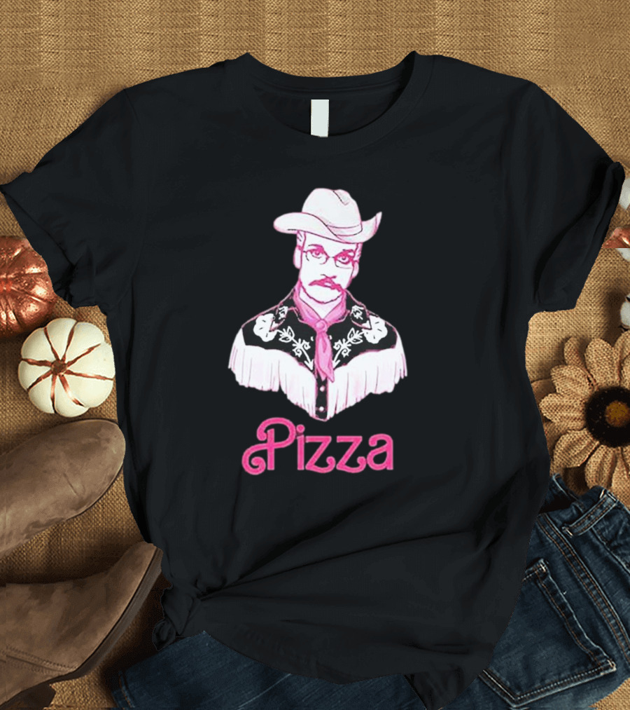 John Green He's Just Cowboy Pizza T-Shirt