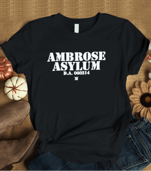 T-Shirt: Ambrose Asylum D.A. 060214 WWE T-Shirt Ambrose Asylum D.A. 060214 WWE T-Shirt