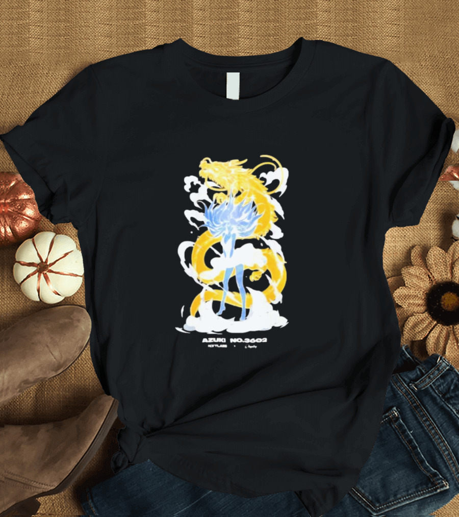 Azuki No 3602 Nxtlabs Girl and Dragon Fantasy T-Shirt