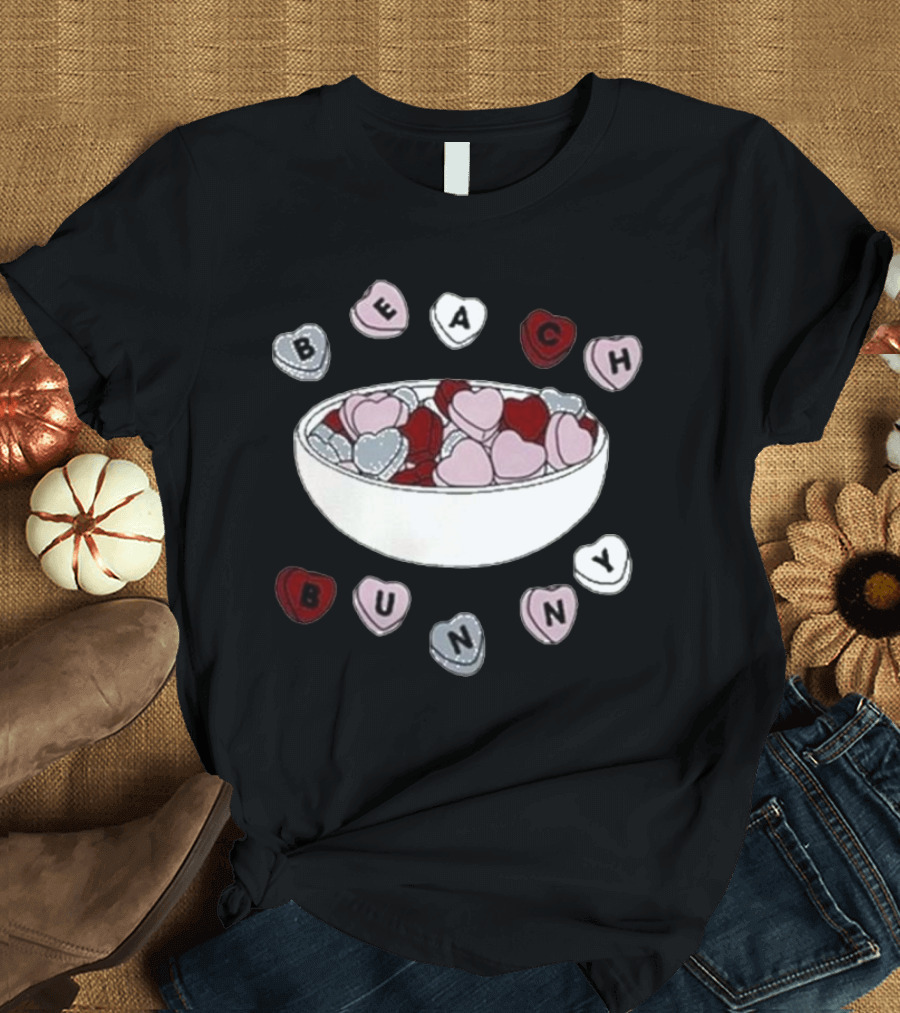 Beach Bunny Candy Heart Bowl T-Shirt