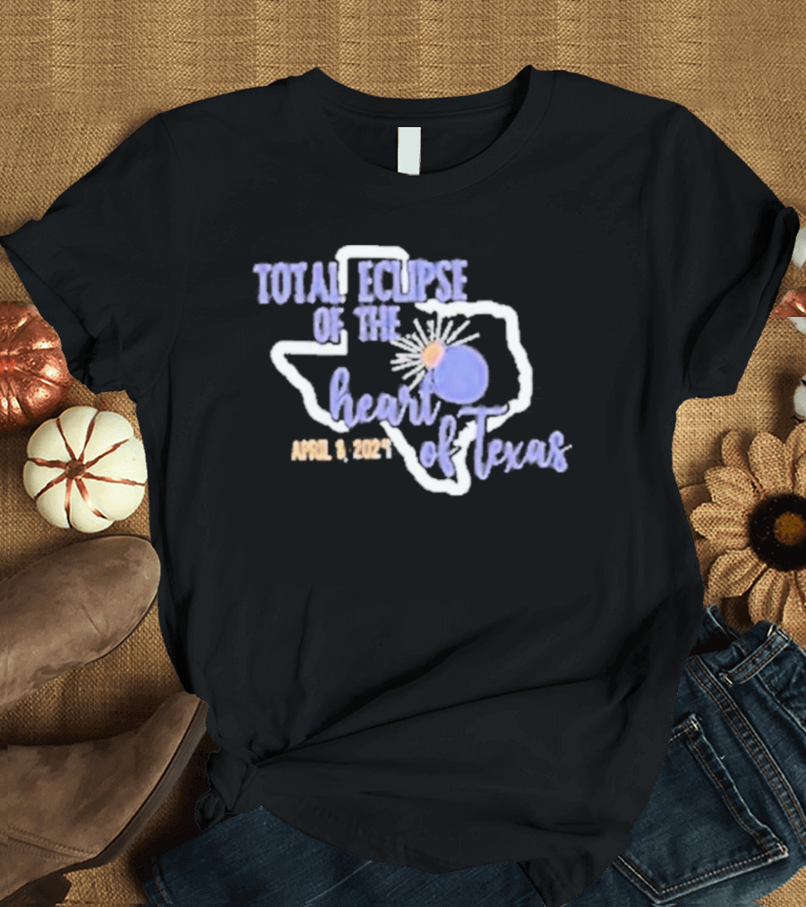 Total Eclipse of the Heart of Texas April 8 T-Shirt