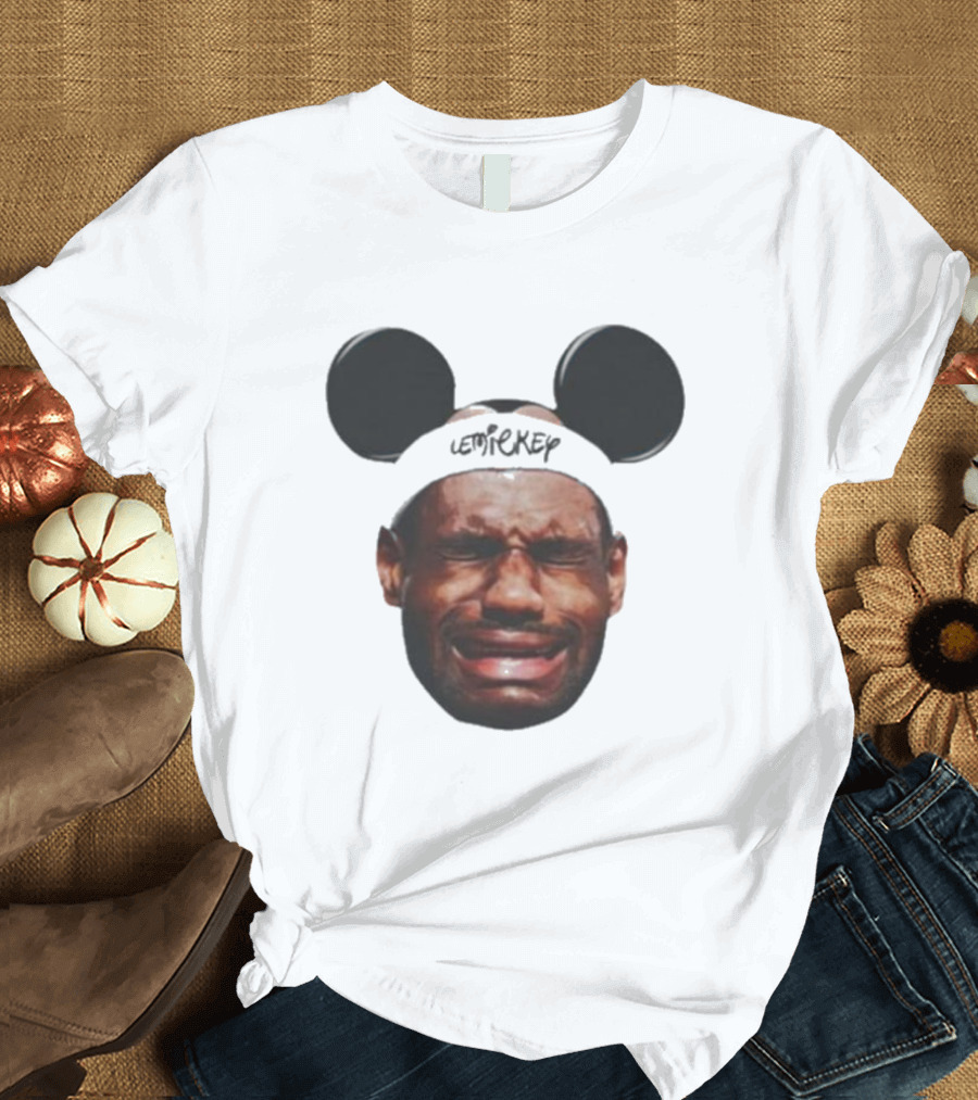Lebron James Lemickey Crying Meme T-Shirt