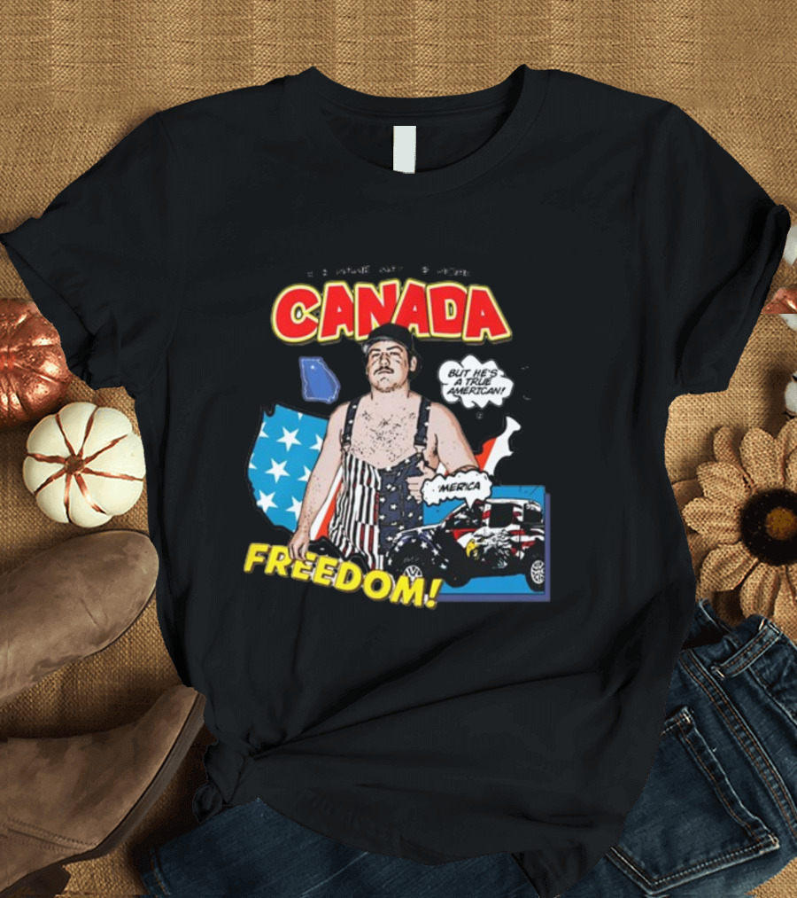 His Name May Be Noah Canada Freedom True American Comic T-Shirt