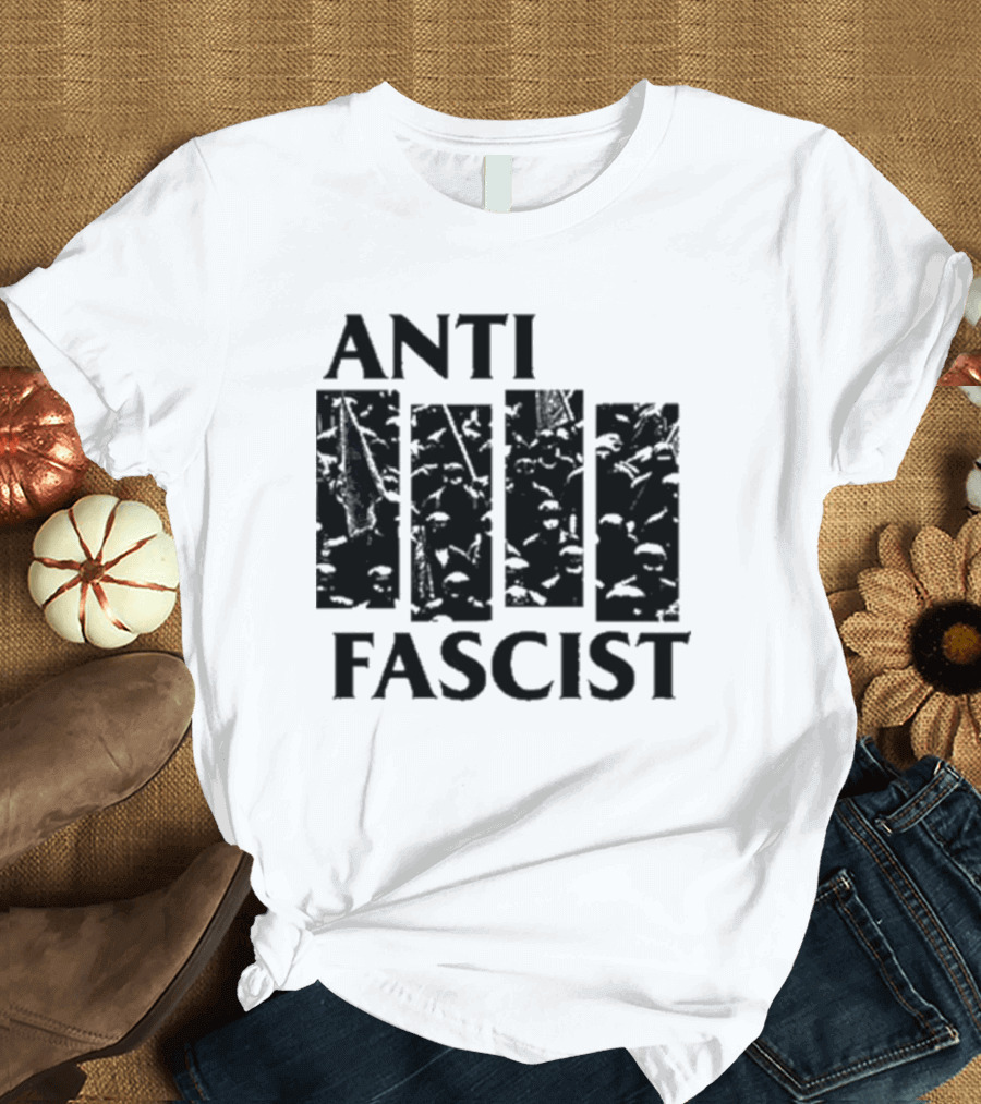 Jim Jarmusch Anti Fascist Punk Band Logo Influence T-Shirt