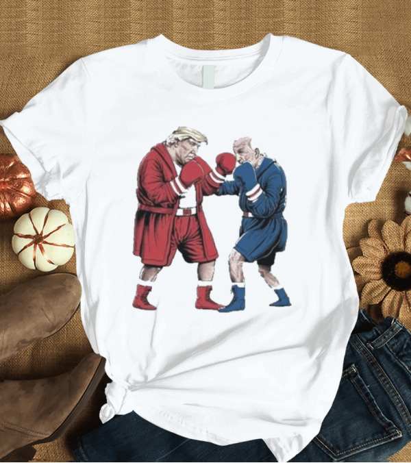 T-Shirt: Boxing Veterans Presidential Election 2024 Joe Biden Vs Donald Trump in Boxing Gear T-Shirt Boxing Veterans Presidential Election 2024 Joe Biden Vs Donald Trump in Boxing Gear T-Shirt