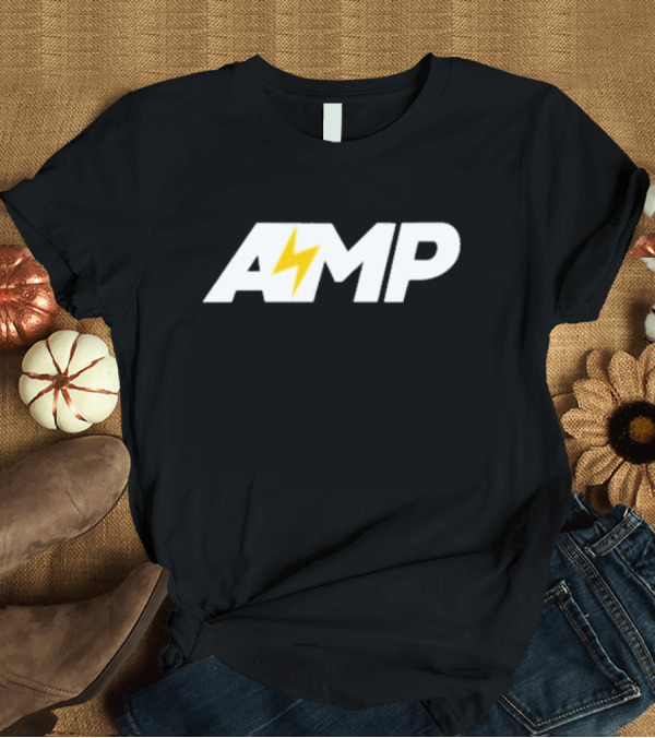 T-Shirt: Kai Cenat AMP Farm Logo with Lightning Bolt T-Shirt Kai Cenat AMP Farm Logo with Lightning Bolt T-Shirt