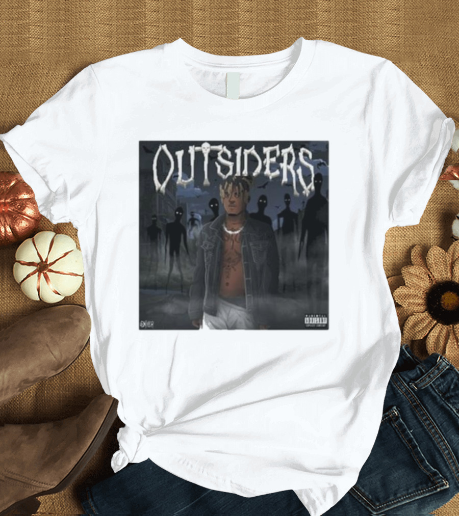 Outsiders Restless Dark Figure Dli4 Album Cover T-Shirt