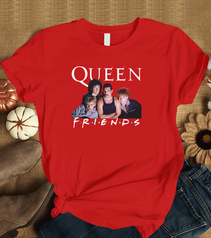 Queen Band Friends TV Show Mashup T-Shirt