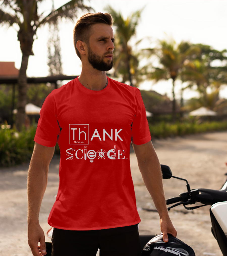 Thank Science Thorium Science Elements Icons Text T-Shirt