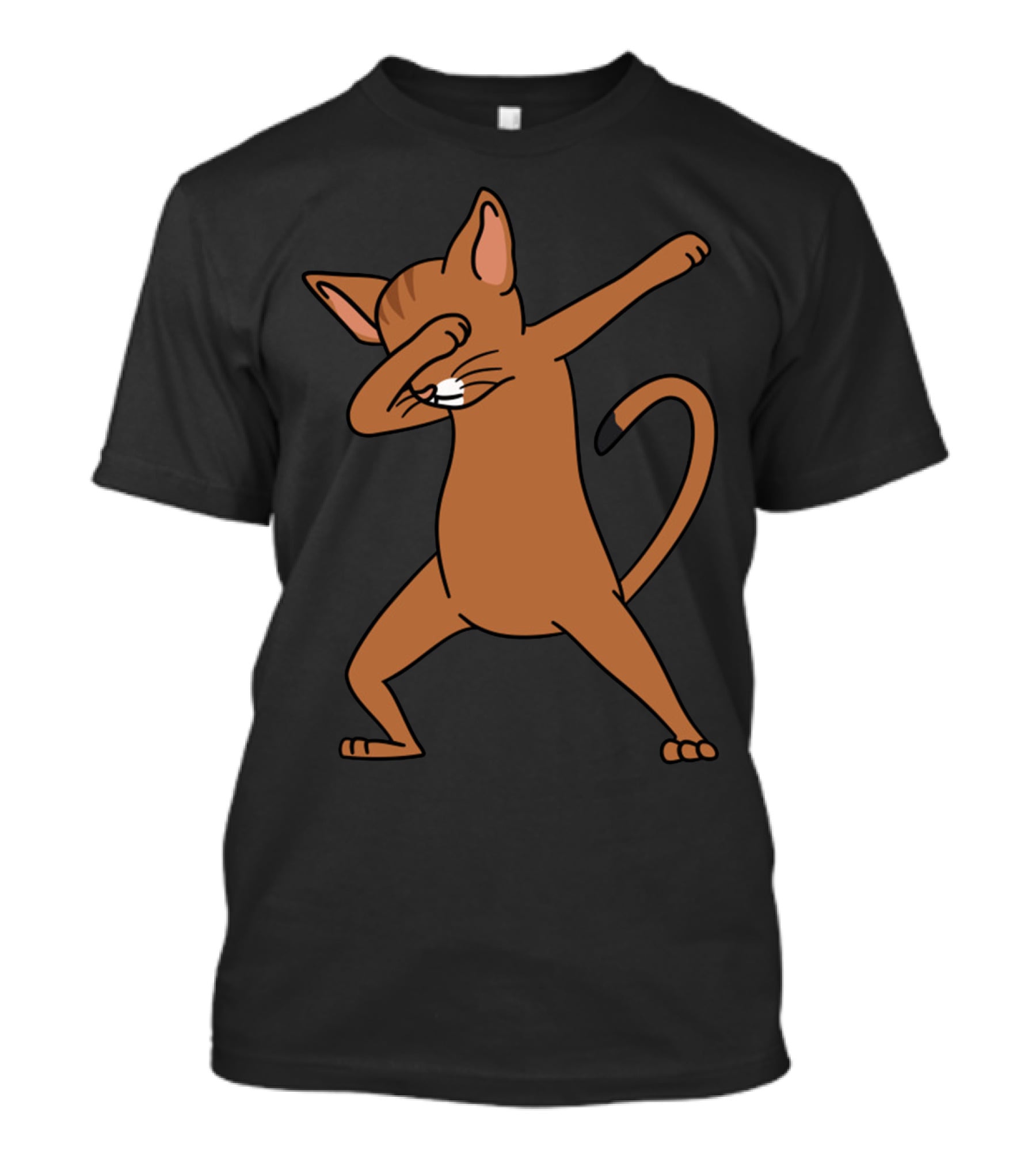 Dab Pose Abyssinian Cat T-Shirt