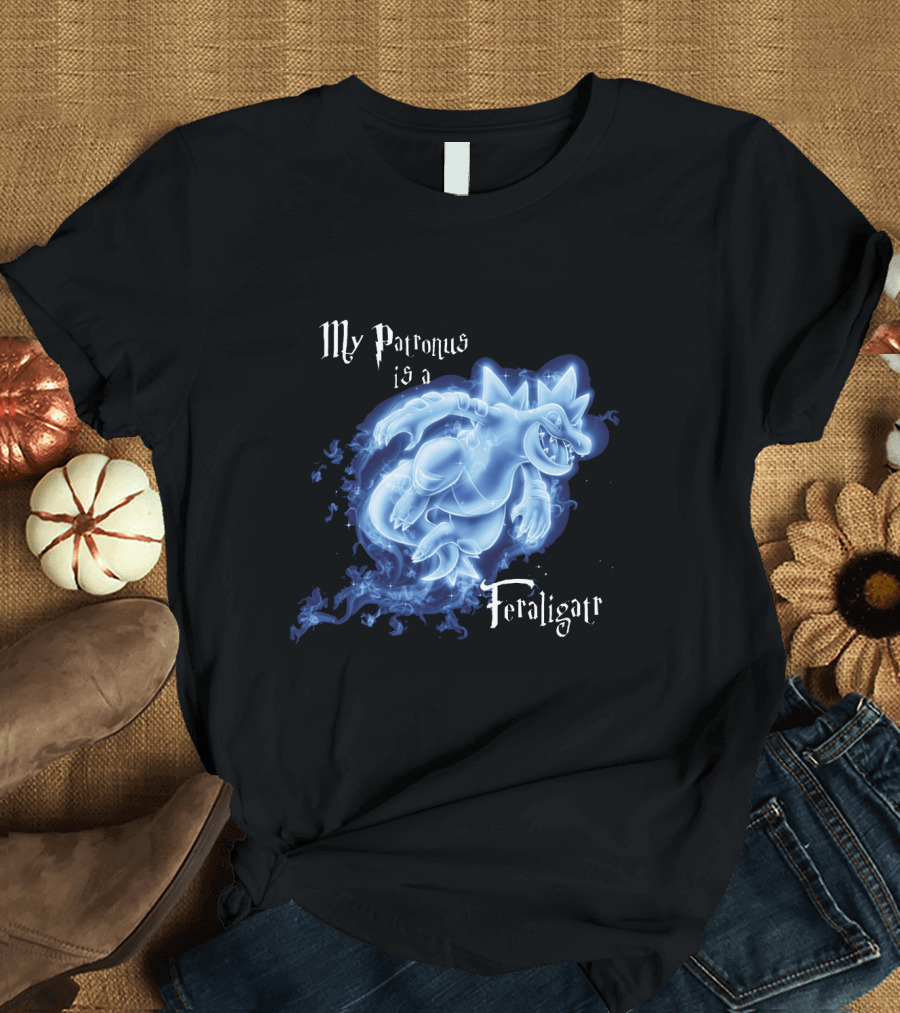 My Patronus Is a Feraligatr Pokemon Patronus T-Shirt