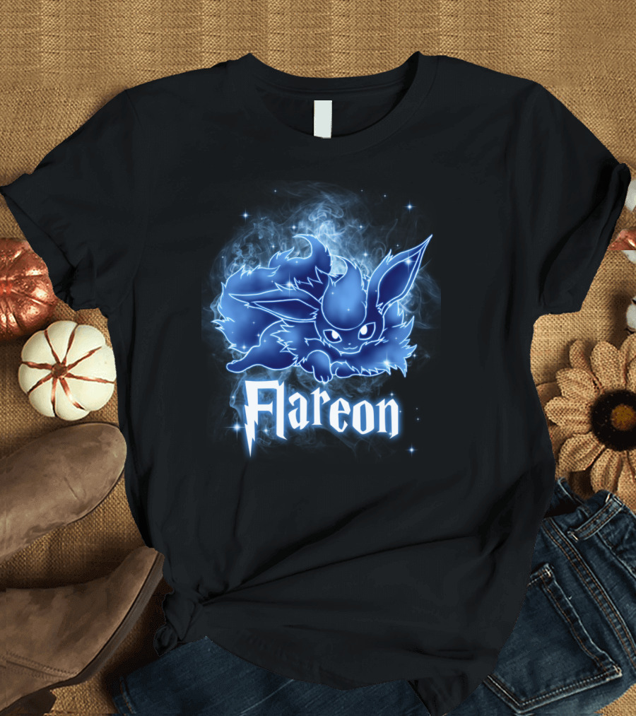 Flareon Pokemon Patronus Magic Creature Fusion T-Shirt