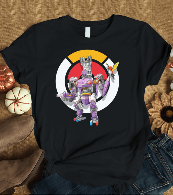 T-Shirt: POKEMON X OVER GENESECT X BASTION MECH CROSSOVER T-Shirt POKEMON X OVER GENESECT X BASTION MECH CROSSOVER T-Shirt