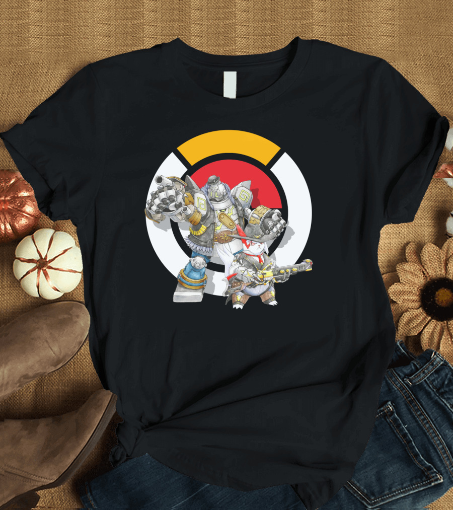 POKEMON X OVERWATCH ZANGOOSE TORBJORN MECHA T-Shirt
