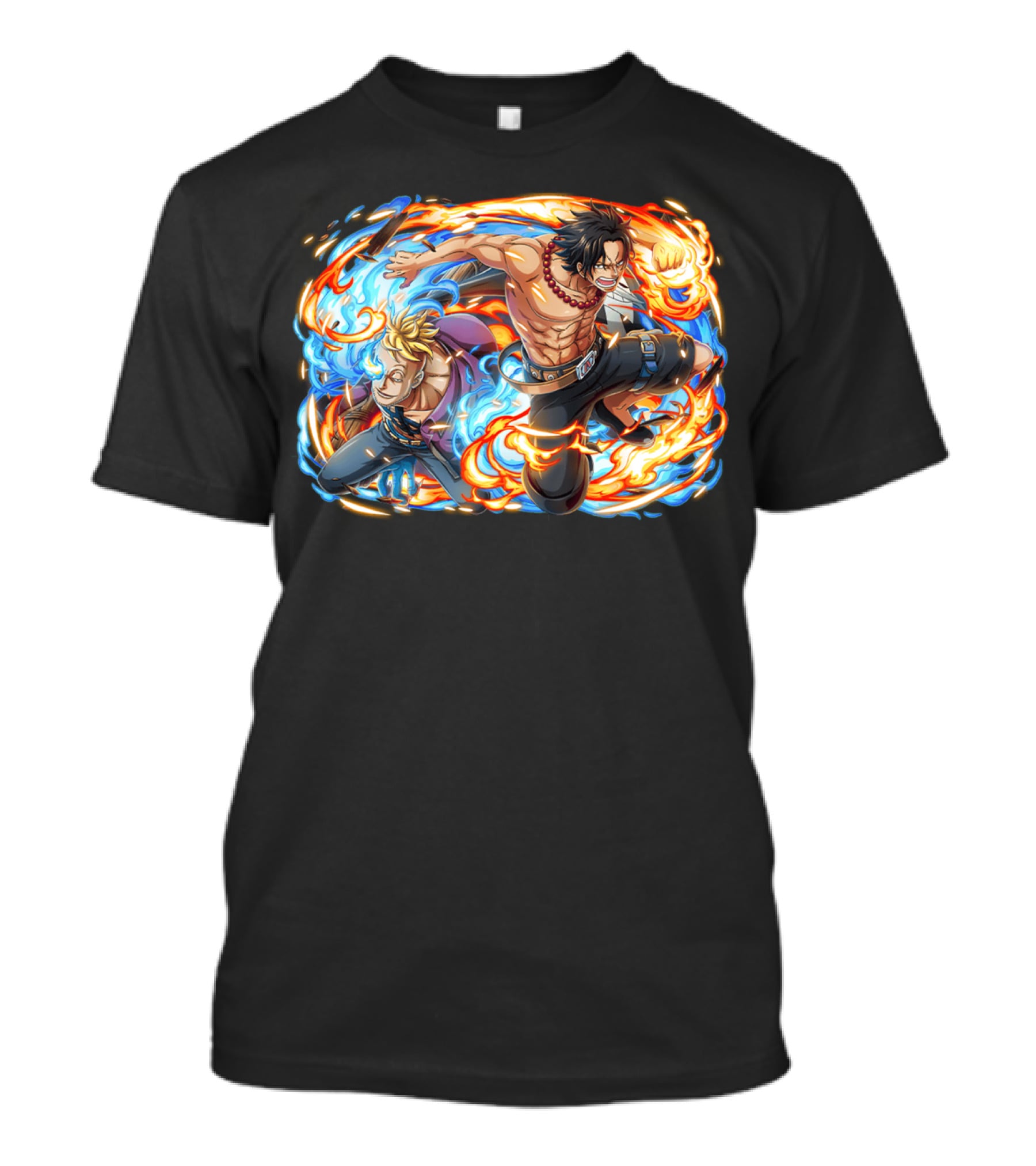 Macro Ace Portgas Fire And Ice Dynamic Duo T-Shirt