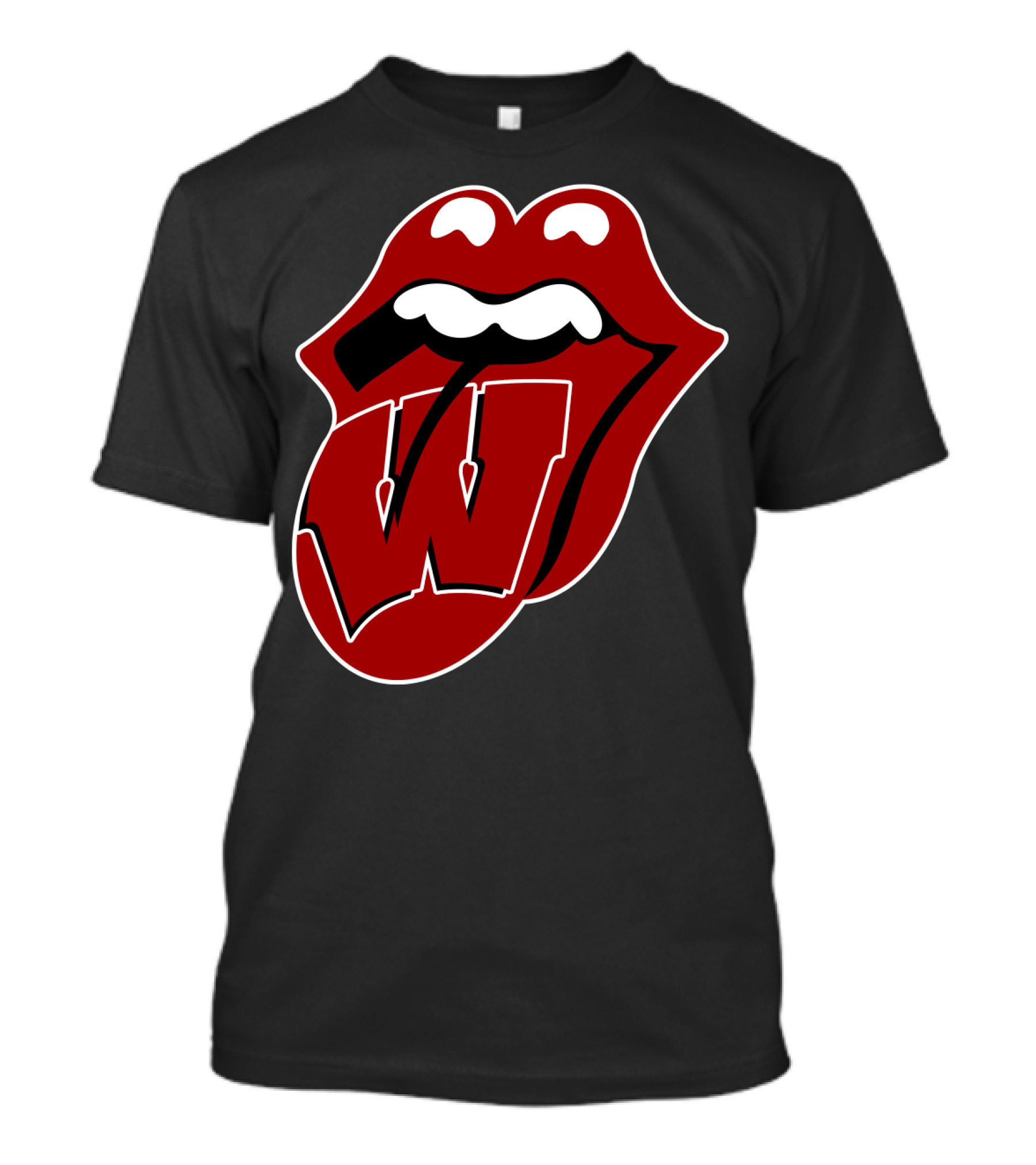 Wisconsin Badgers Rolling Stones T-Shirt