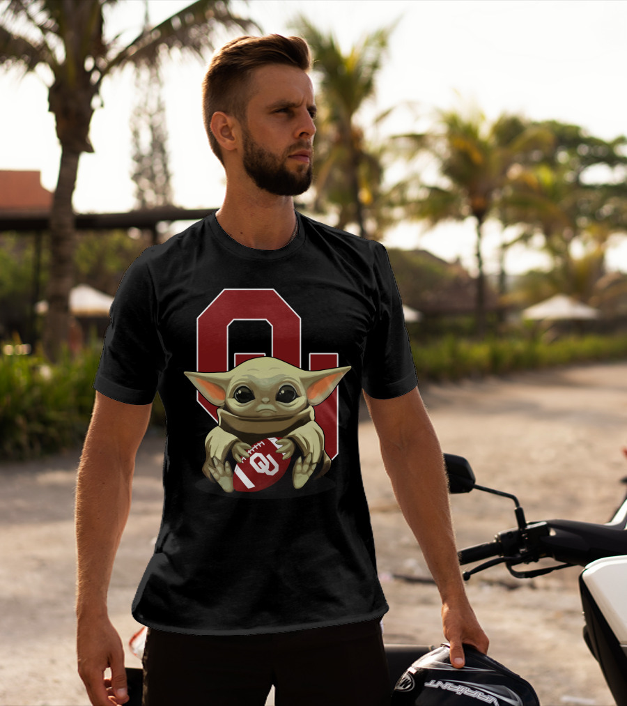 Yoda Baby Sooners Ou Football T-Shirt