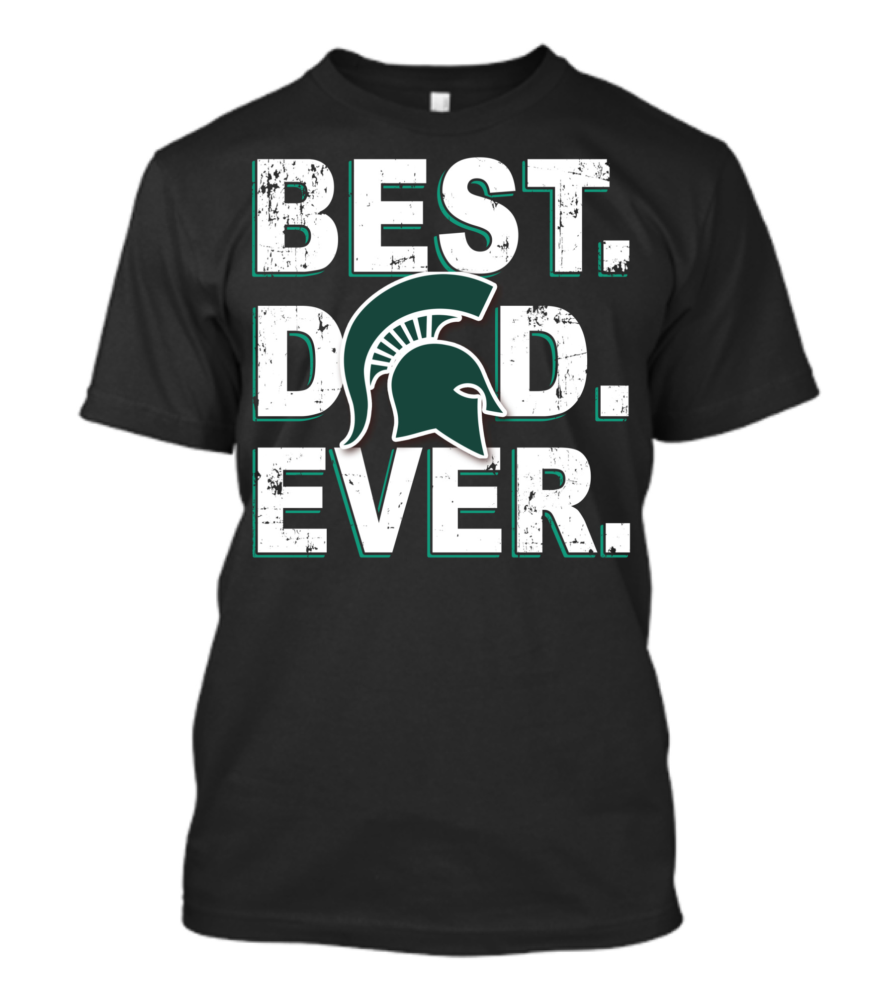 Best Dad Ever Spartan Helmet T-Shirt